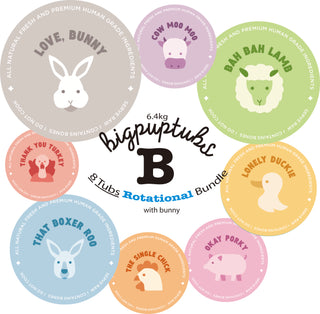 Bundle B - 6.4kg BigPupTubs ROTATIONAL (No Fish)