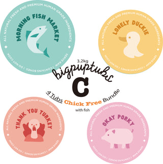 Bundle C - 3.2kg CHICKFREE BPT (With Fish)