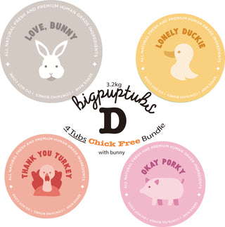 Bundle D - 3.2kg CHICKFREE BPT (No Fish)