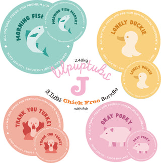 Bundle J - 2.48kg CHICKFREE LPT (With Fish)