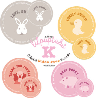 Bundle K - 2.48kg CHICKFREE LPT (No Fish)