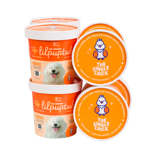 SINGLE CHICK Lilpuptub meat for dogs